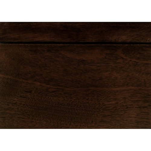 Traditional Queen Bed Dark Cherry Finish Wooden Bedroom Furniture