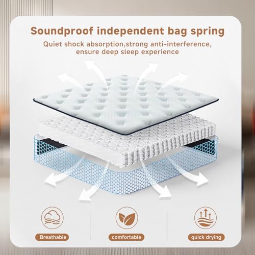 Full Mattress, 12 Inch Full Size Mattresses in a Box, view 6