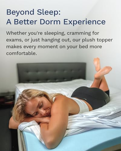 4 Inch Pillow Top Memory Foam Mattress Topper Twin XL, view 7