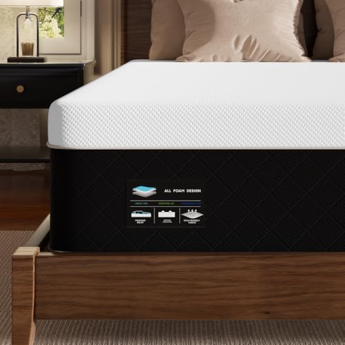 Full Mattress Extra Firm – 12" Memory Foam Mattress for Spinal Alignment, view 2