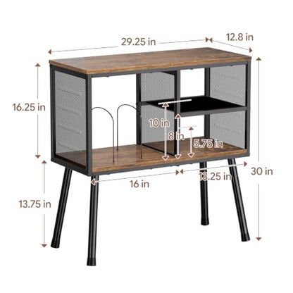 Record Player Stand, Large Vinyl Storage Holder, view 4