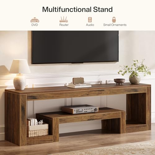 Tribesigns 63-Inch TV Stand for 55/60/65/75-Inch TVs, Entertainment Center, view 5
