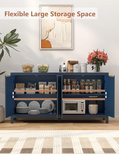 58" Sideboard Buffet Cabinet with Storage, view 5