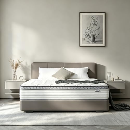 12 Inch Queen Mattress in a Box, Medium Firm Hybrid with Pocket Springs, view 2