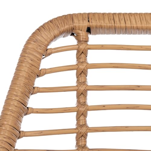 Safavieh Outdoor Collection Roston Natural/White 4-Piece Patio Living Set PAT9005A-2BX