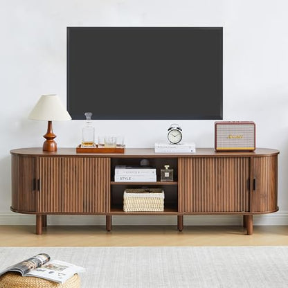 70.87”Tambour TV Stand for 50-80 Inch, view 6