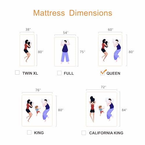 Queen Mattress for Back Pain & Pressure Relief, 14” Gel Memory Foam, view 3