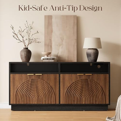 Modern Sideboard Buffet Cabinet with Storage, view 7