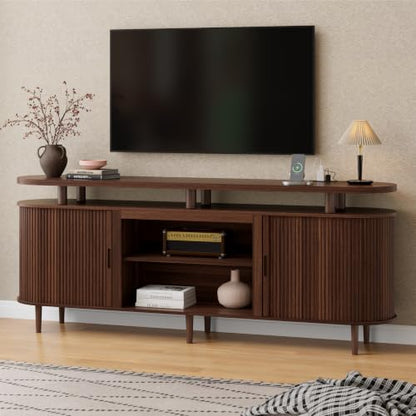 70" Fluted TV Stand for TVs Up to 80", view 7