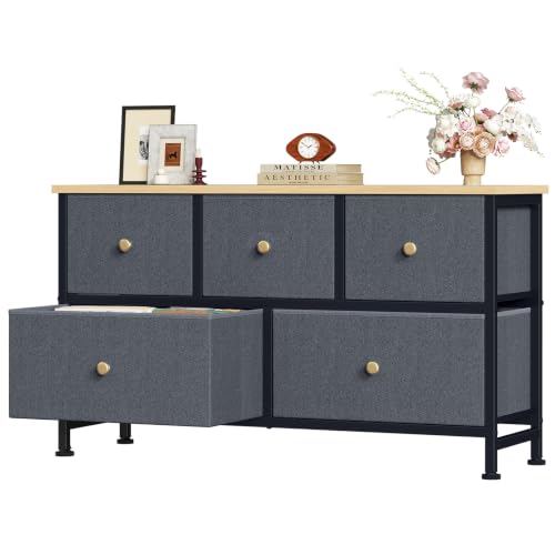 5 Drawer Dresser for Bedroom, Storage Organizer Unit for Closet, view 2