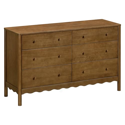 Babyletto Swell 6-Drawer Assembled Baby Dresser, Natural Walnut, view 2