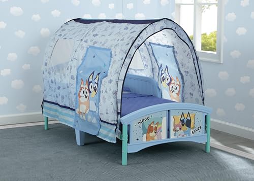 Bluey Plastic Toddler Bed with Tent, view 3