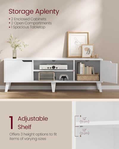 TV Stand for 65'' TV, Entertainment Center with Adjustable Shelf, view 5