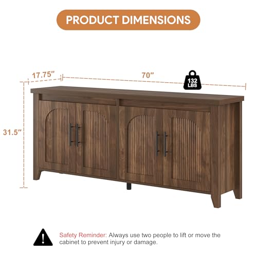 Modern Buffet Cabinet with Storage, view 3
