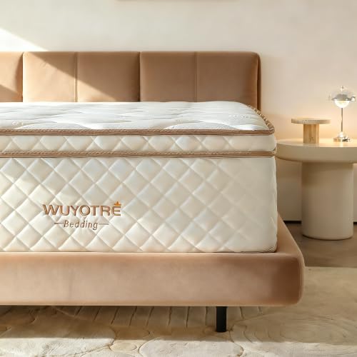 Queen Size Mattress, 10 Inch Hybrid Pocket Spring Mattress in a Box, view 2