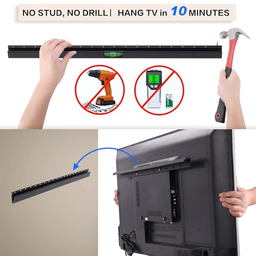No Drill Drywall TV Mount, view 4