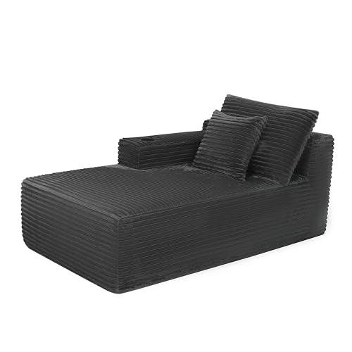 Left Facing Lounge Chaise Single Recliner Daybed Indoor, view 5