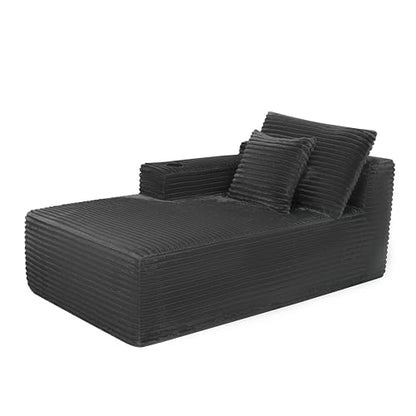 Left Facing Lounge Chaise Single Recliner Daybed Indoor, view 5