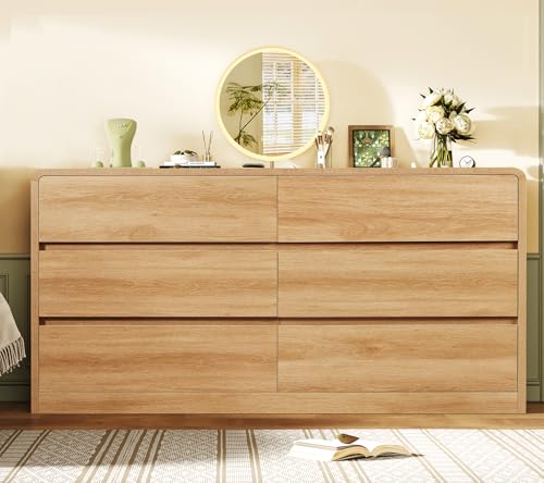 55" Dresser for Bedroom with 6 Drawers, view 5