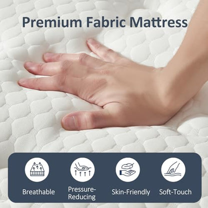 Full Size Mattress, 12 Inch Full Mattress in a Box, Pocket Spring, view 7