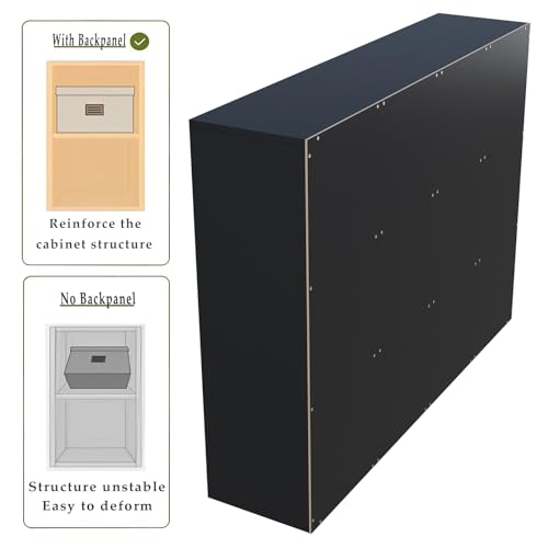 12-Cube Storage Shelf Bookcase, Black, view 7