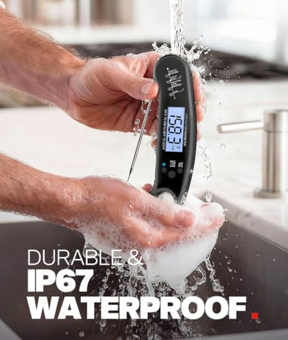 Instant Read Meat Thermometer Digital, 1-2 Sec, Cooking, Food, BBQ, view 6
