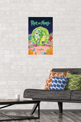 Rick And Morty - Cover Wall Poster, 14.725" x 22.375", Premium Unframed Version