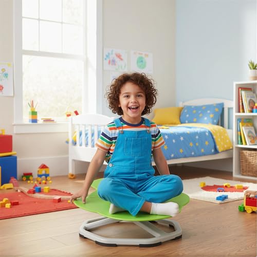 Spinning Chair for Kids, Sensory Swivel Chair for Autistic Children
