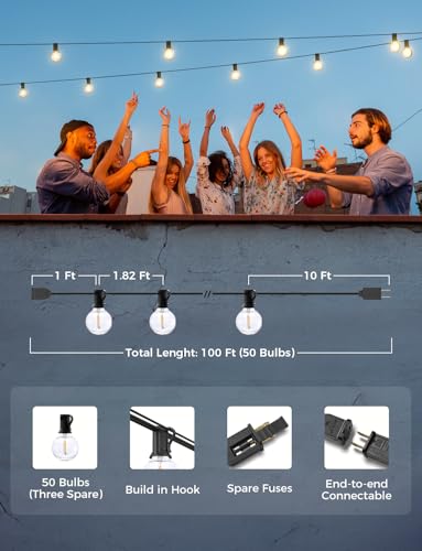 XMCOSY+ Outdoor String Lights, view 5