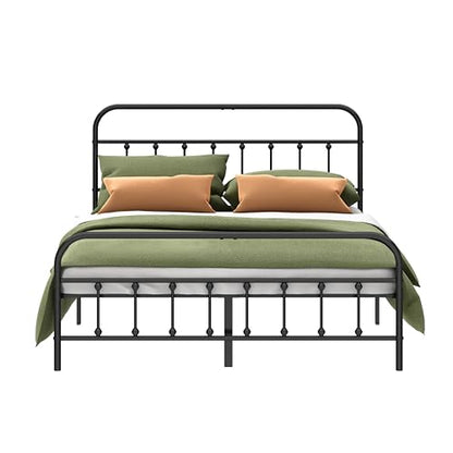 Kujielan Metal Bed Frame Full Size,Easy to Assemble,Black, view 2