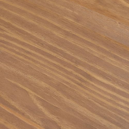 Cross Leg Rectangular Coffee Table, 48 Inch Wood Coffee Table for Living Room, Modern Center Table, Cocktail Table, Pecan
