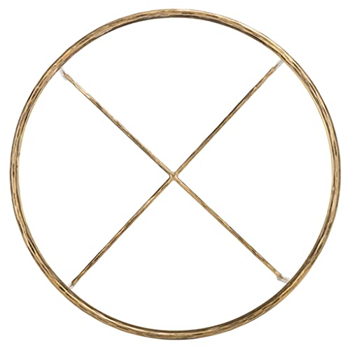 SAFAVIEH Couture Home Collection Jessa Brass Metal/Tempered Glass Top Round Coffee Table (Fully Assembled)