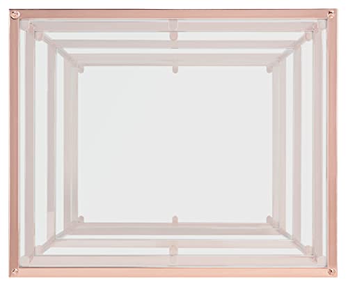 Safavieh Home Collection ACC6203 Accent Table, Rose Gold/Glass