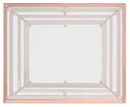 Safavieh Home Collection ACC6203 Accent Table, Rose Gold/Glass