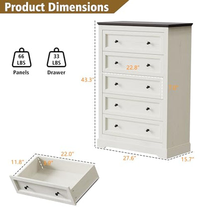 Farmhouse Bedroom Sets of 4, Including 9 Drawer Dresser, view 5