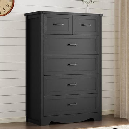 Tall 6-Drawer Dresser for Bedroom, view 6