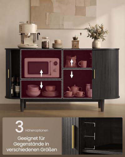 Storage Cabinet, Sideboard with Adjustable Shelves, view 5