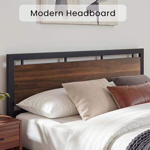 King Size Bed Frame with Headboard and Footboard, view 6