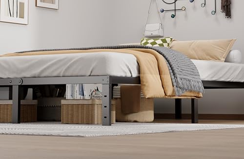 Full Size Bed Frame 12 Inch Metal Platform Bed Frame with Underbed Storage, view 6
