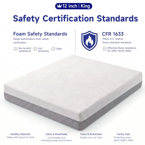 10 Inch Queen Size Mattress, Japanese-made Memory Foam Mattress in a Box, view 6