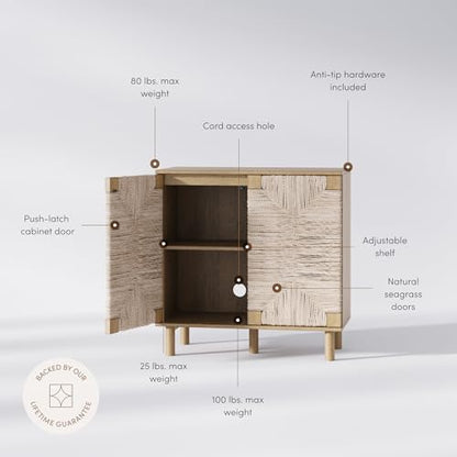 Nathan James Beacon Accent Buffet Sideboard Cabinet, view 6
