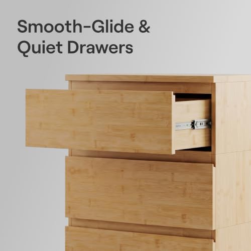Nectar Bamboo Modular Dresser, 4 Drawer, Natural, view 5