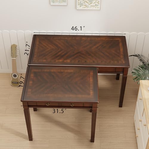 Computer Writing Desk with 2 Storage Drawers, view 5