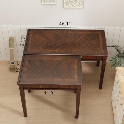 Computer Writing Desk with 2 Storage Drawers, view 5