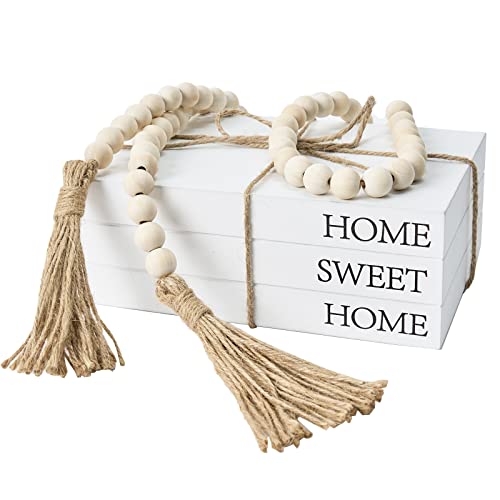 Decorative Books for Home Decor, White Faux Books for Decoration, view 2
