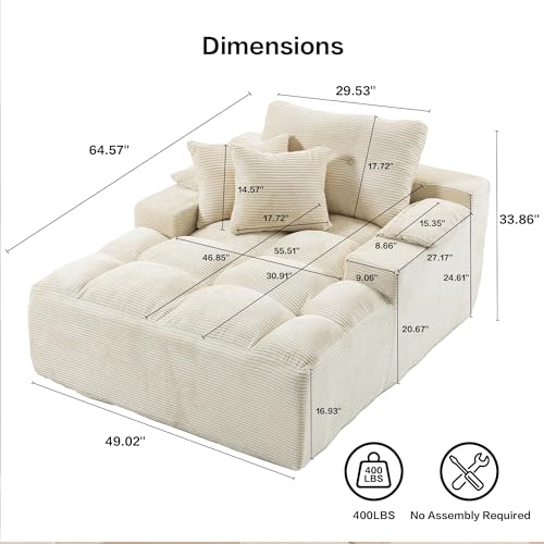 Chaise Lounge Chair Indoor, view 3