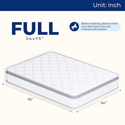 Full Size 10 Inch Hybrid Pocket Spring Mattress, Motion Isolation, view 3