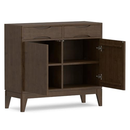 Harper 40" Wide Solid Wood Cabinet in Walnut Brown, view 7