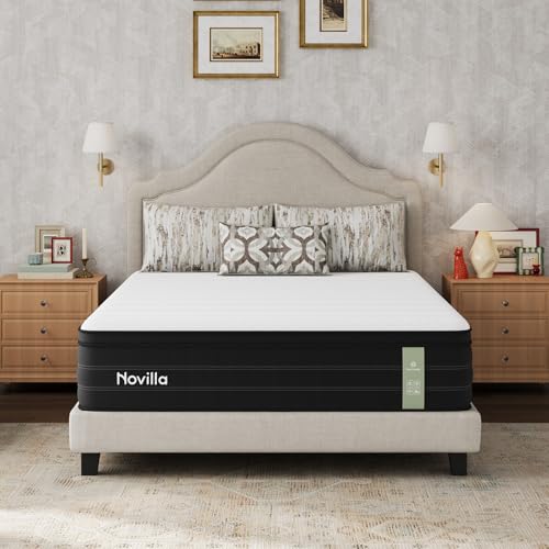 Queen Mattress 12 Inch, Cooling Hybrid Mattress with Upgraded Coils, view 2
