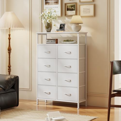 Tall 8 Drawer Dresser for Bedroom, Storage Chest of Drawers Cabinet, view 3